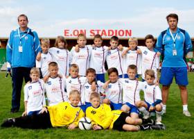 Velkém finále - E.ON Junior Cupu 2015 (zdroj: www.eonrodinnyfotbalek.cz)